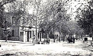 TIZI-OUZOU - BOULEVARD BEAUPRETRE ET COMPTOIR D'ESCOMPTE - 1919
